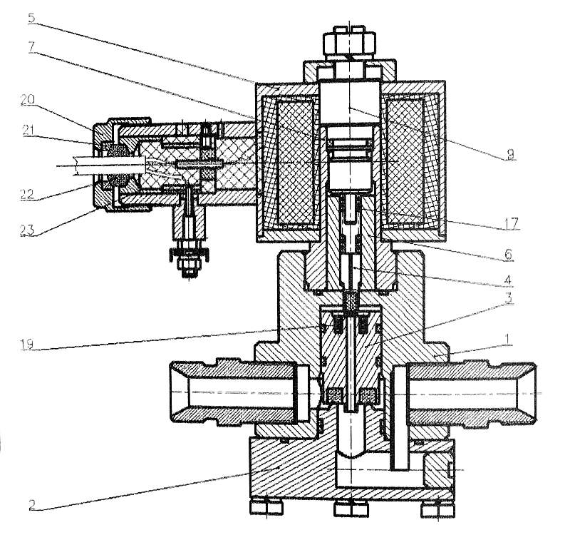 Рис.1. Схема клапана AIC 25МПА M36х2
