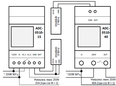Схема для ADC-0510-40